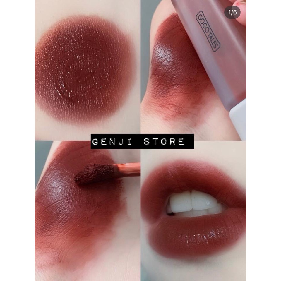 (HÀNG NỘI ĐỊA TRUNG) Son kem lì mịn môi Gogo Tales Crafted Elegance Matte Lip