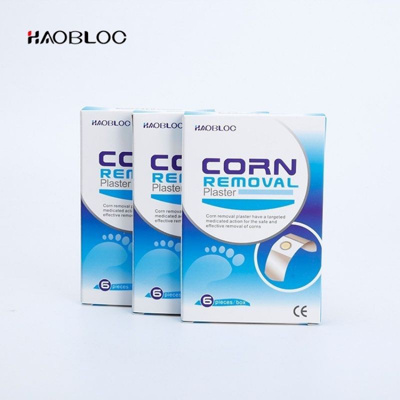 Miếng dán giảm mụn cóc CORN REMOVAL plaster Haoboloo, an toàn dễ sử dụng - soleil shop