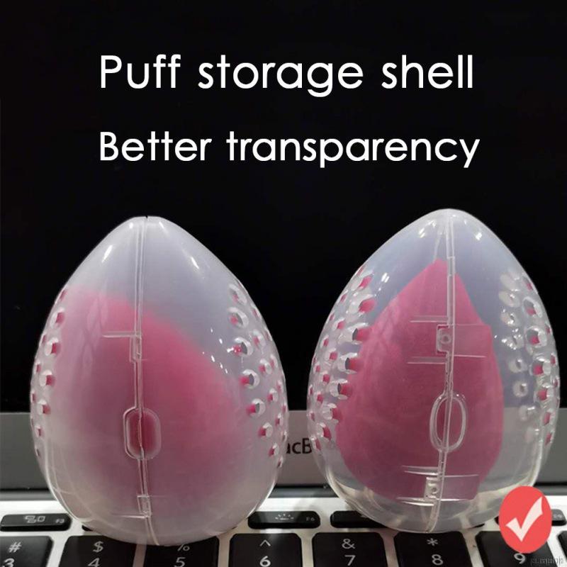 [Hàng mới về] Hộp đựng mút tán trang điểm thiết kế thoáng khí chống ẩm tiện dụng