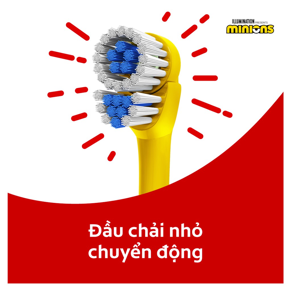 [Mã FMCGCO5 giảm 8% đơn 250K] Bàn chải đánh răng điện Colgate Minion dành cho trẻ em