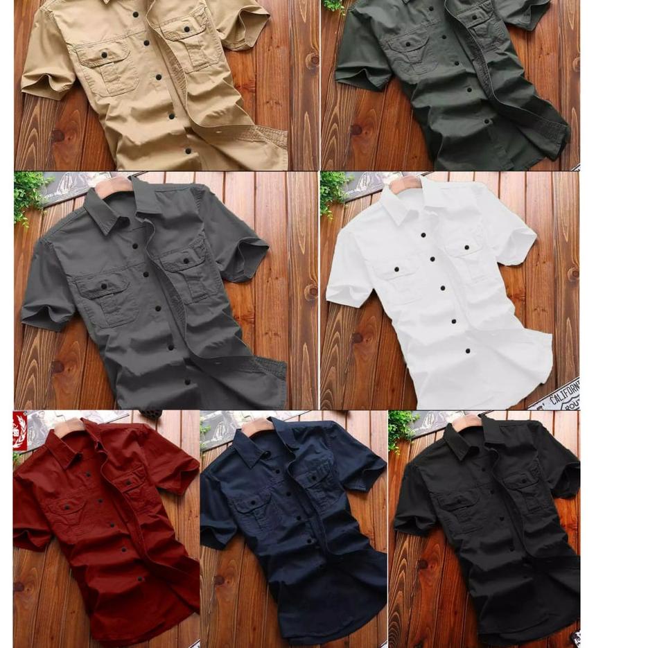 (Code Jm0cn) Áo Sơ Mi / Áo Sơ Mi Cánh Đồng SIZE M-L-XL-XXL-3XL / Thư Giãn Cho Nam
