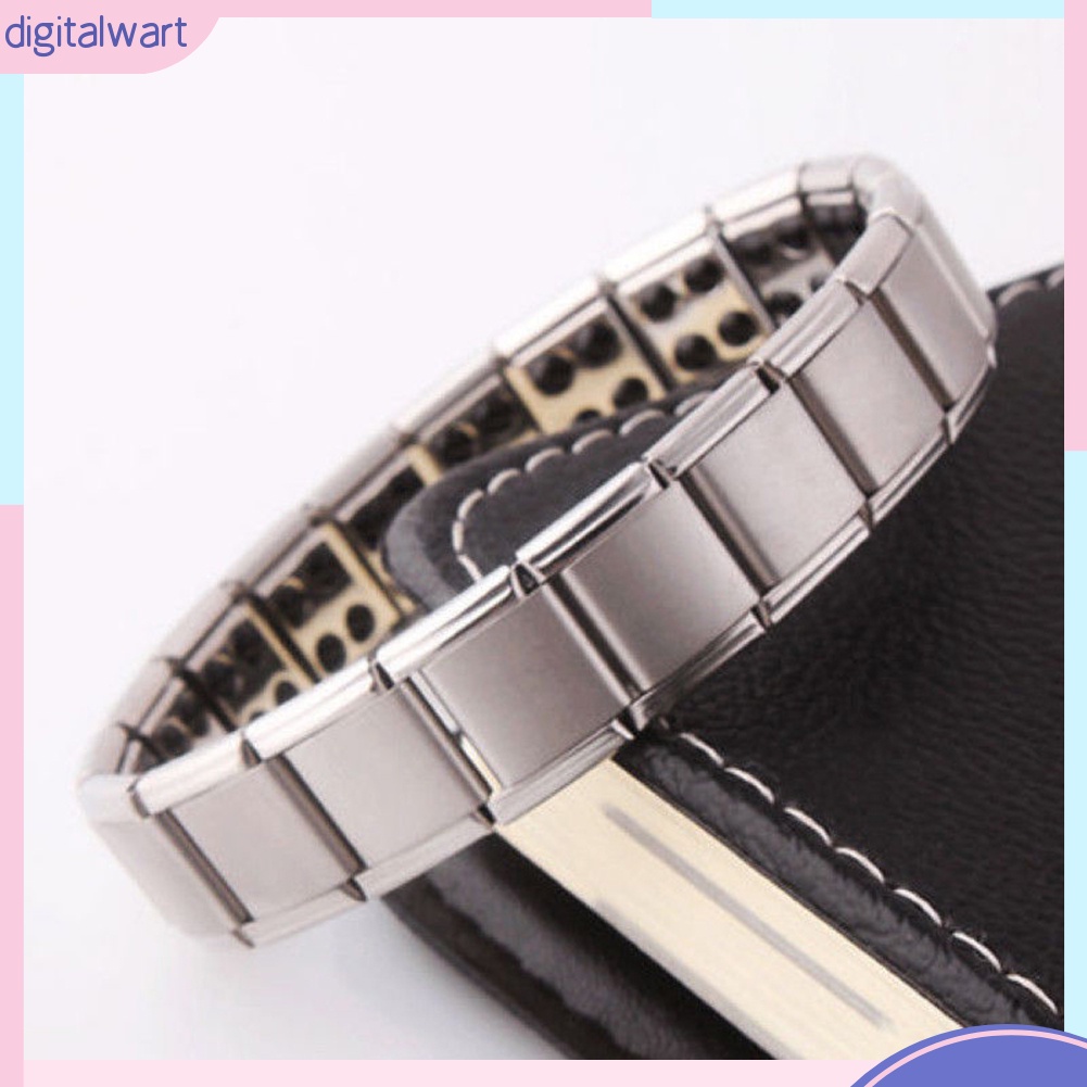 Vòng Đeo Tay Bằng Titan Có Nam Châm Thời Trang Cao Cấp Cho Nam