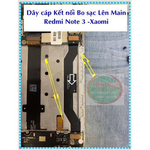 Dấy kết nối bo sạc Lên Main Redmi Note 3 - Xaomi (Hàng Cũ Bóc máy)