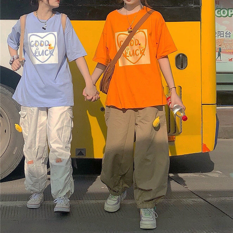 Áo Phông Nữ Summer New Cute Print Short Sleeve T-shirt Female Students