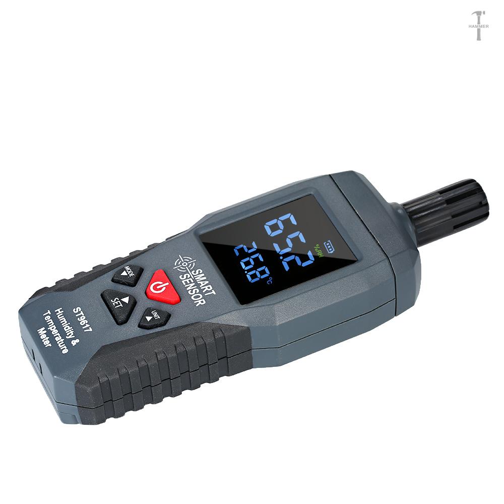 Máy đo nhiệt độ và độ ẩm chính xác cao màn hình LCD