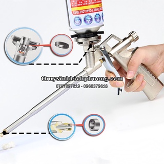 SÚNG BẮN KEO FOAM BỌT NỞ - ĐIỀU CHỈNH LƯU LƯỢNG KEO TIỆN LỢI - DỤNG CỤ CHUYÊN DÙNG CHO HỒ BÁN CẠN THUỶ SINH
