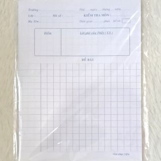 Giấy kiểm tra 4 ô ly ngang tân vĩnh tiến 20 tờ/xấp sp000409