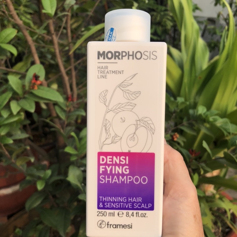 Dầu gội FRAMESI Morphosis chăm sóc tóc rụng và kích thích mọc tóc Densifying 250ml