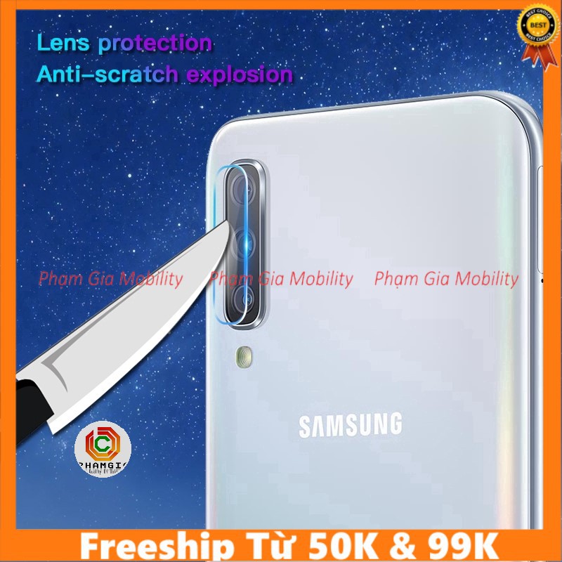 (có video) Bộ combo kính cường lực + camera cho Samsung Galaxy A10 A20 A30 A40 A50 A60 A70 M10 M20 M30