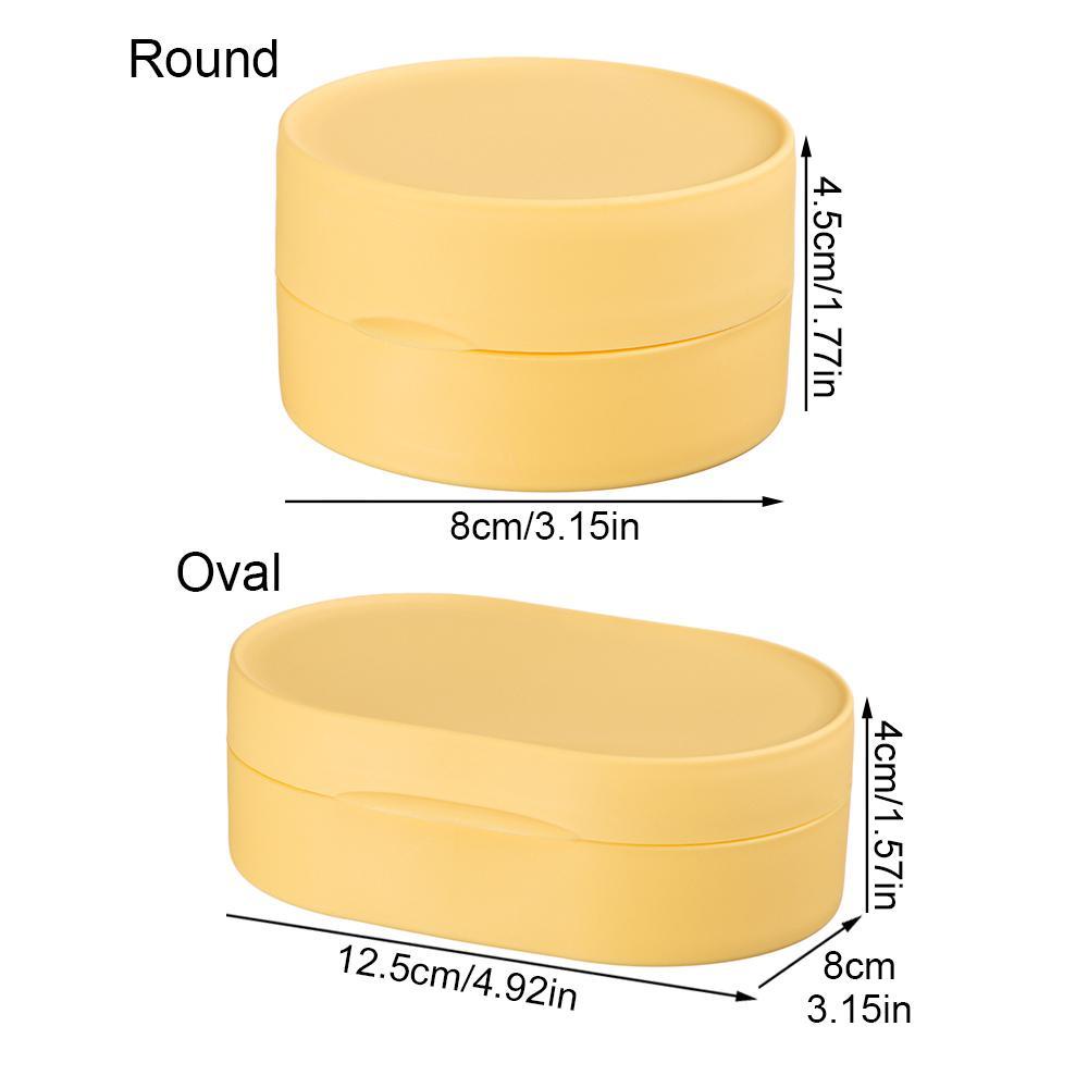 ZAIJIE24 Hộp Đựng Xà Phòng 24 Ngăn Bằng Nhựa Có Nắp Đậy Tiện Dụng Ốp