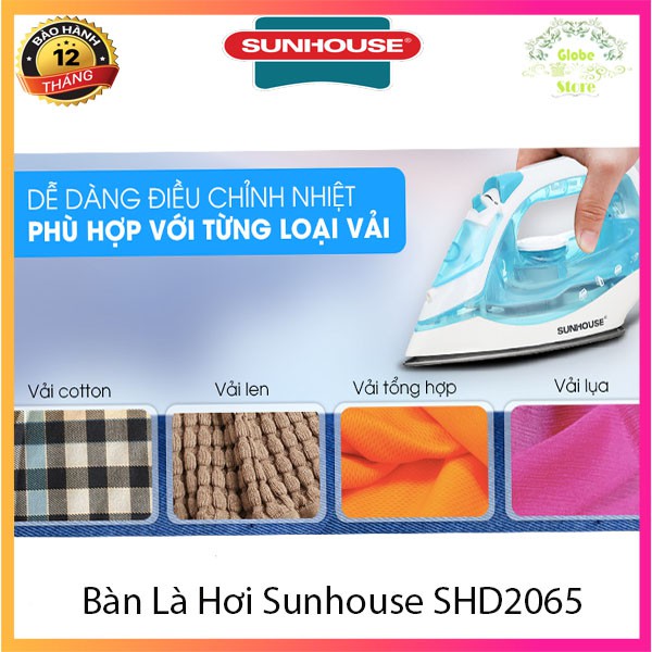 [SALE] Bàn Là, Bàn Ủi Hơi Nước Tiện Lợi Sunhouse SHD2065