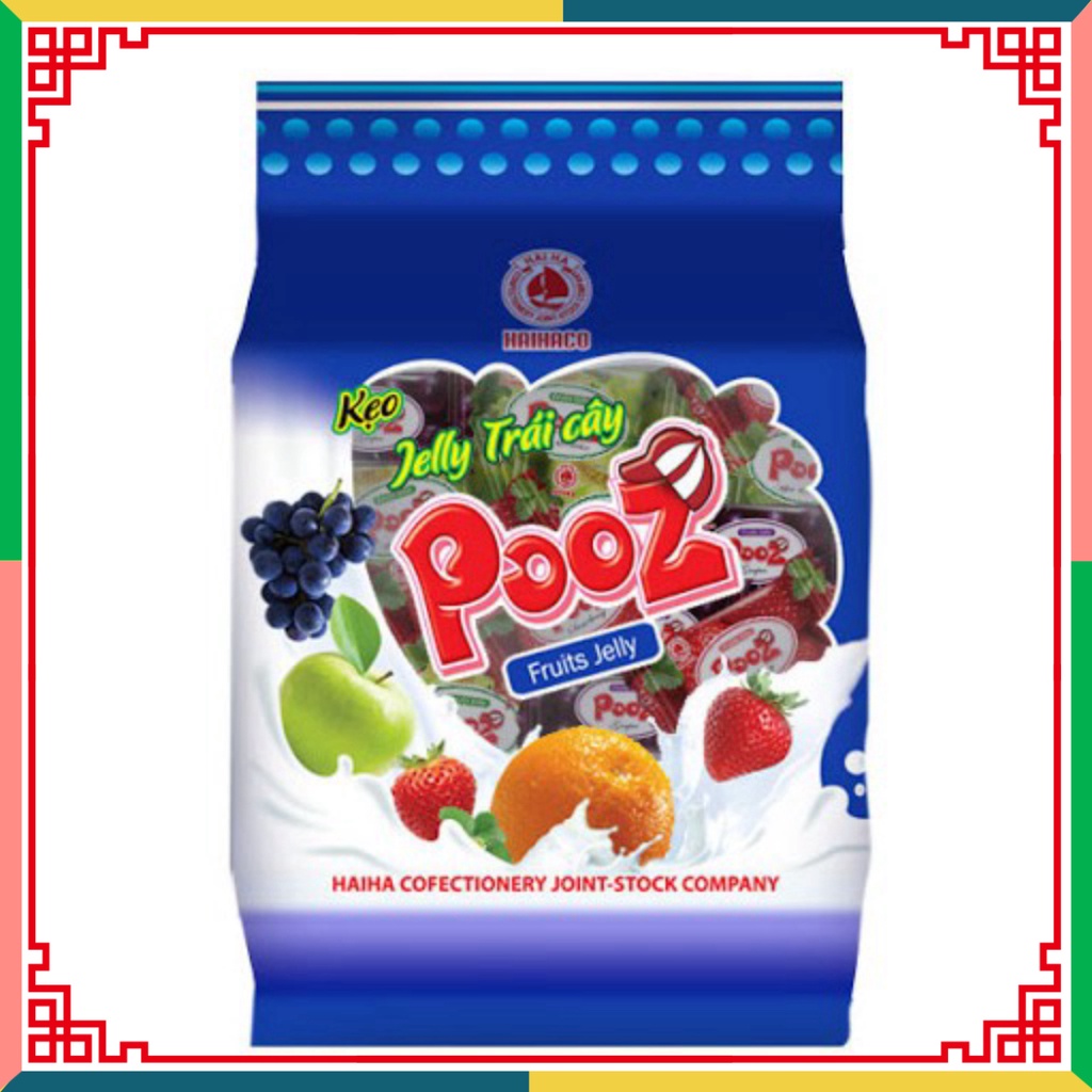 Kẹo Jelly hoa trái Pooz Hải Hà Gói 350g