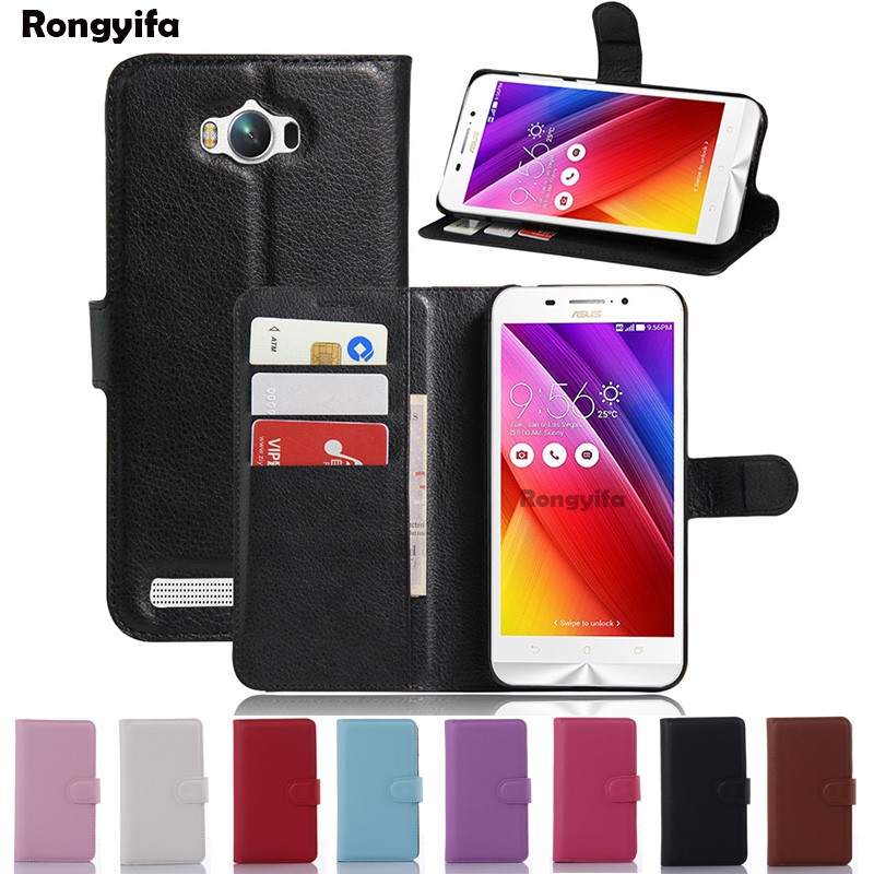 Bao da màu trơn cho Asus Zenfone Max ZC550KL 2 Laser ZE550KL