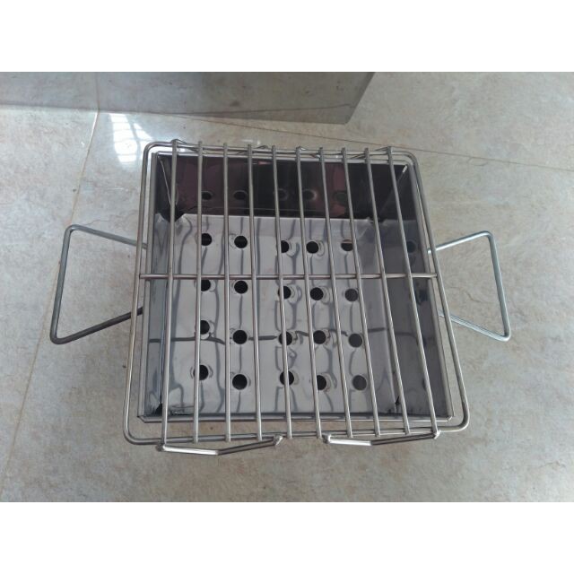 Bếp nướng than inox, Bếp nướng BBQ ngoài trời (bán vỉ rời)