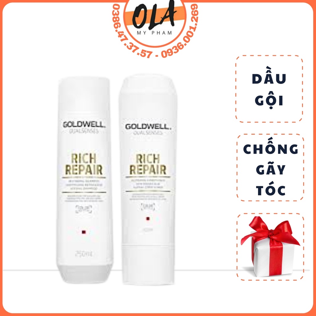 Dầu gội Dualsenses Rich repair 250ml - mỹ phẩm ola