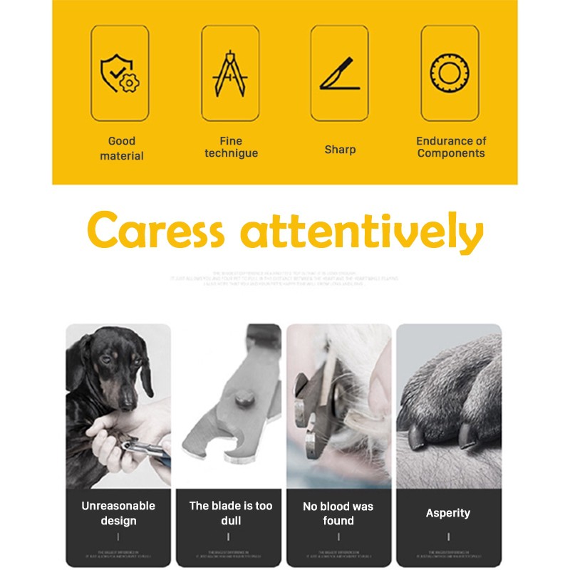 Dụng cụ bấm móng cho thú cưng có đèn LED tiện lợi