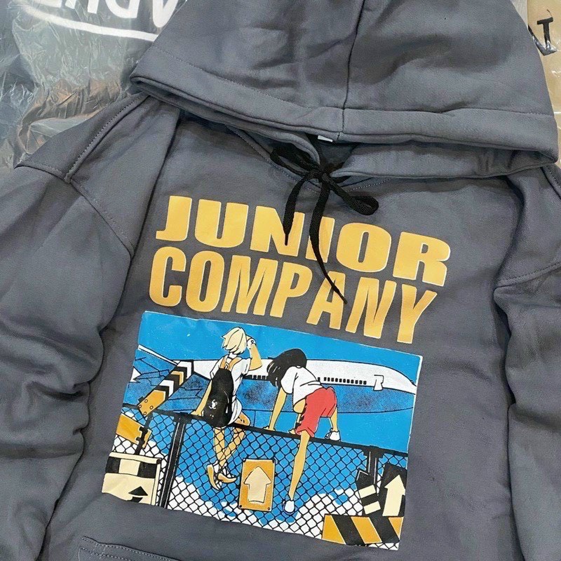 Áo Hoodie Junior Company  ONEZ Nỉ Lót Bông Unisex tay phồng | BigBuy360 - bigbuy360.vn