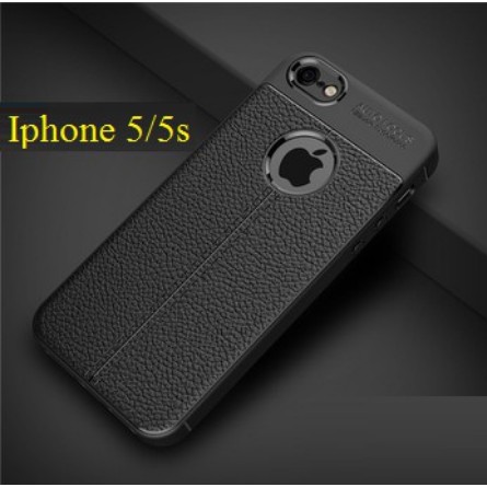 Ốp lưng dẻo chống sốc iphone 5/5s giả da Auto Focus