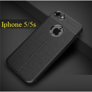 Ốp lưng dẻo chống sốc iphone 5/5s giả da Auto Focus