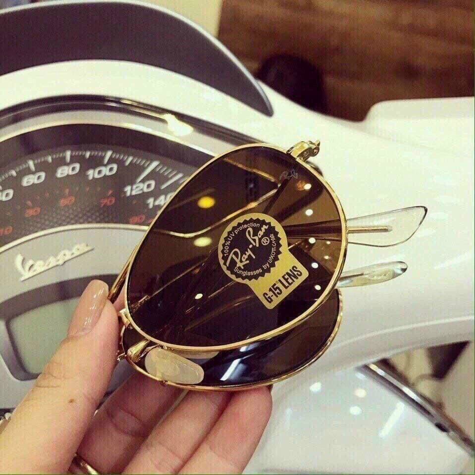 Mắt Kính Mát nam ray ban gấp, tròng thuỷ tinh, hàng đẹp, mẫu hot nhất năm  – Kính mát nam nữ đẹp tặng kèm túi đựng kính | BigBuy360 - bigbuy360.vn