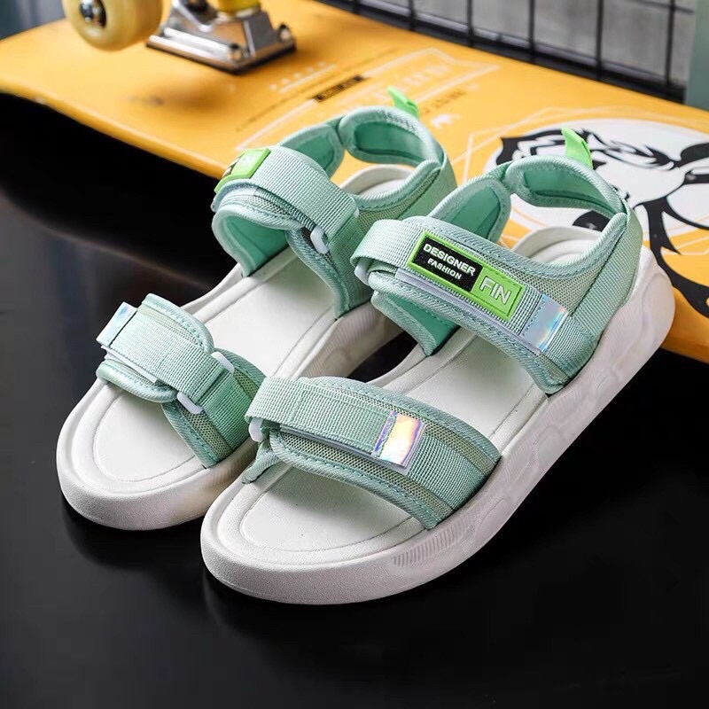 Sandal quai hậu học sinh ulzzang hai quai dán siêu xinh