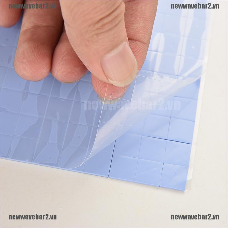 Bộ 100 Miếng Tản Nhiệt Bằng Silicon Kích Thước 10x10x1mm