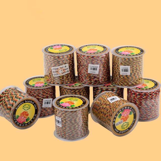 ⚠️ BÁN SỈ ⚠️ Cuộn dây chỉ ngũ sắc kim tuyến tết vòng tay handmade - Loại 1 siêu đẹp TH189