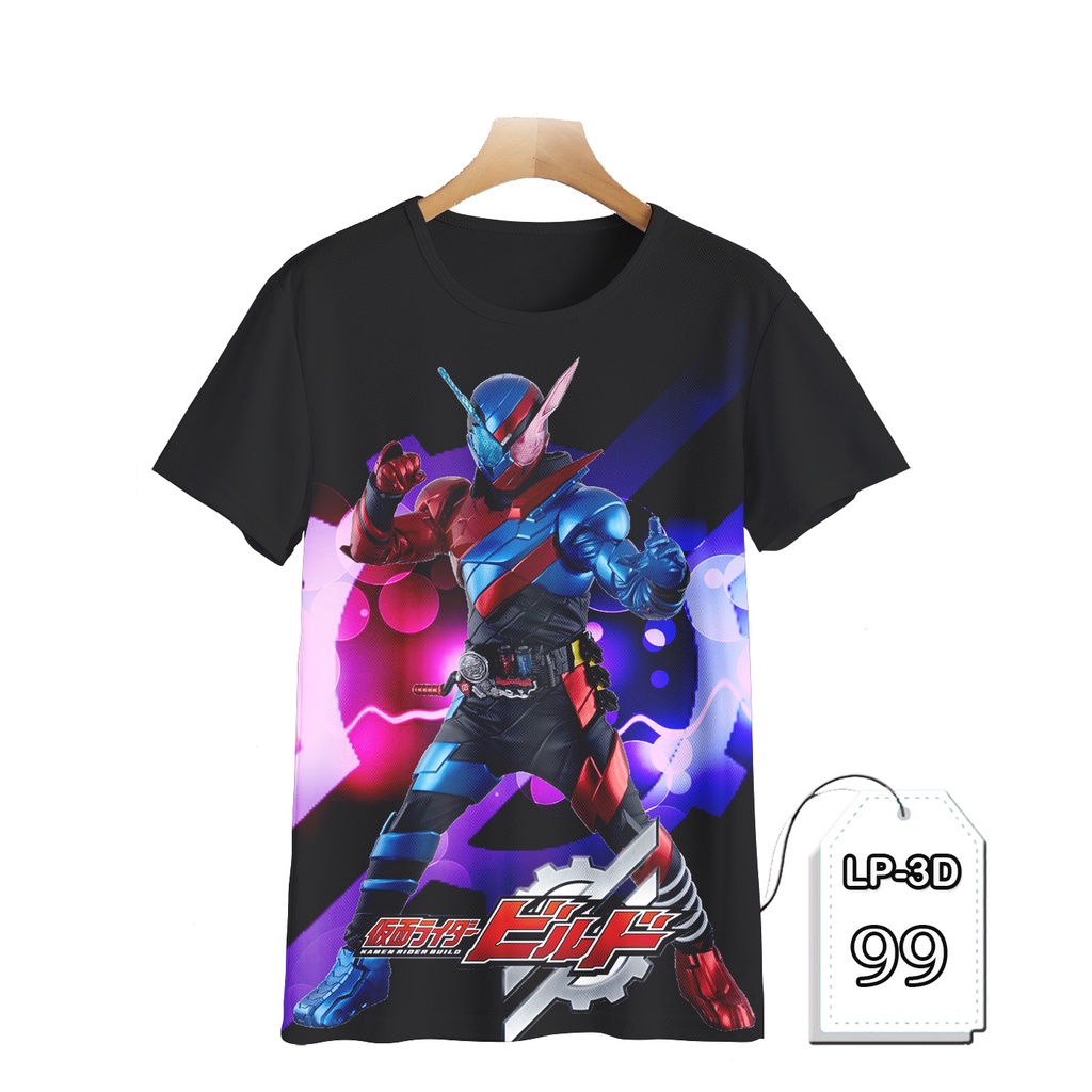 Áo Thun In Hình Siêu Anh Hùng Kamen Rider 3D LP3D-99 Cho Bé