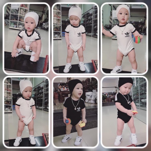 [Ngô Khoai]❤️HÀNG SẴN❤️Set Bodysuit DAS kèm mũ