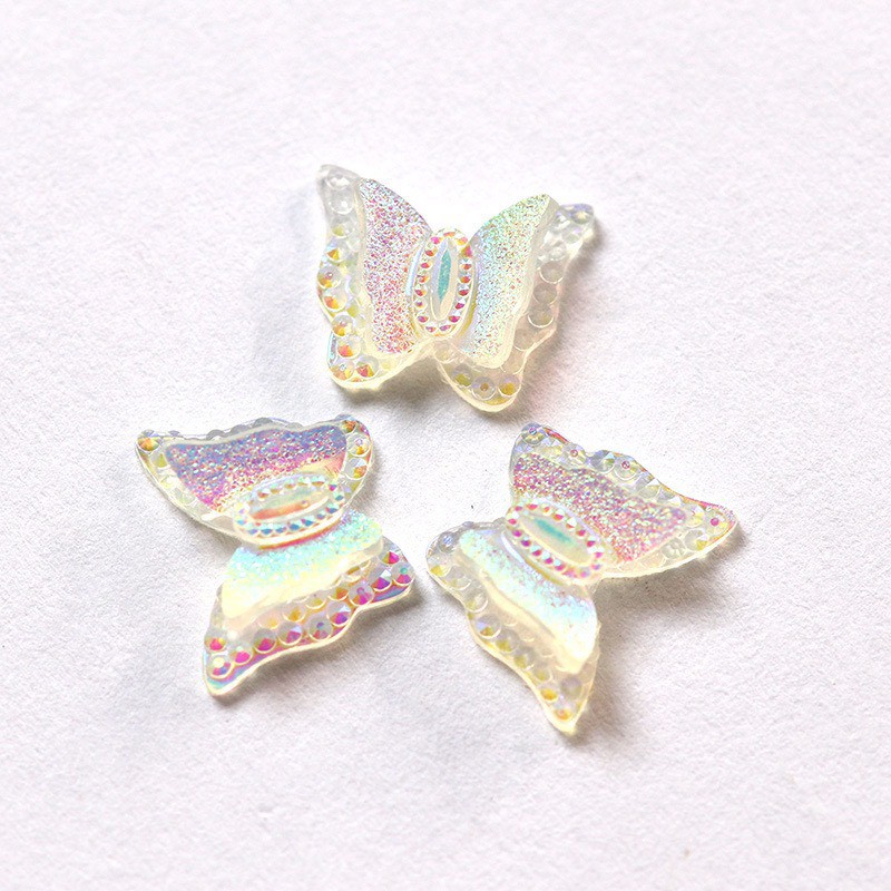 Charm Bướm Xà Cừ 2 Tầng Cánh Bướm TRANG TRÍ MÓNG