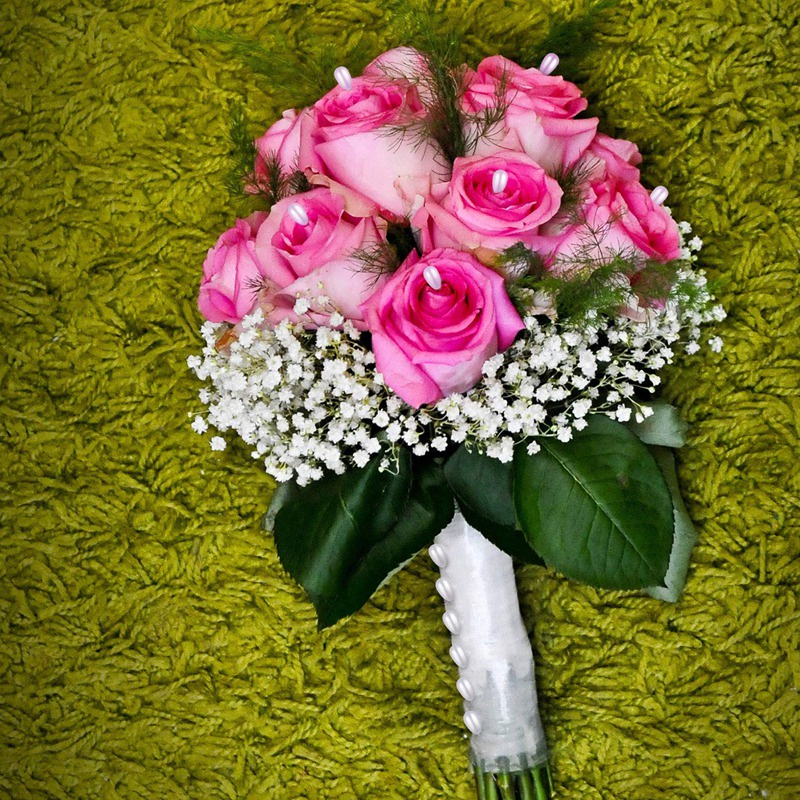 Set 400 ghim bó hoa thiết kế đầu hình giọt nước