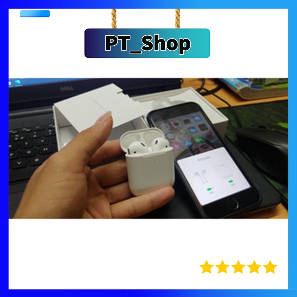 Tai Nghe Bluetooth AP2 nghe nhạc, chơi game, có định vị sạc không dây.