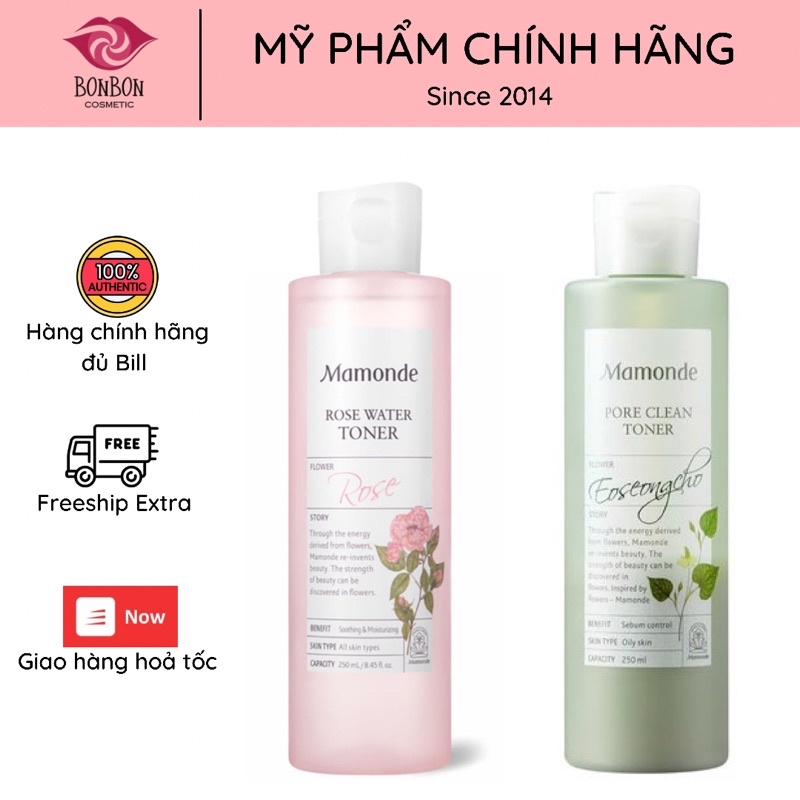 Nước hoa hồng TONER Mamonde