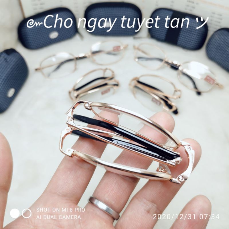 Kính Lão Gấp Tròng Thủy Tinh