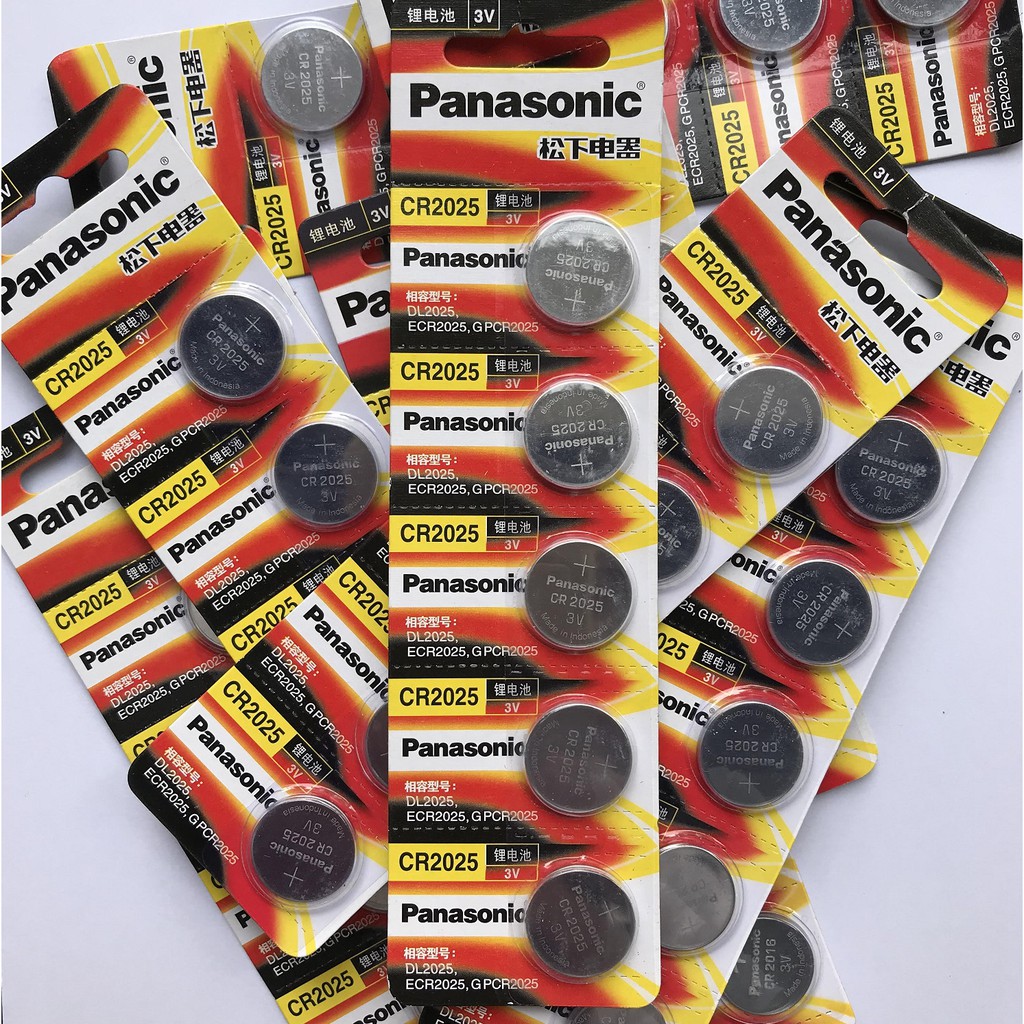 Pin PANASONIC CR2016 / CR2025 / CR2032 Tự Thay Cho Chìa Khóa Xe Hơi, Xe Máy, Cửa Cuốn, Đồng Hồ