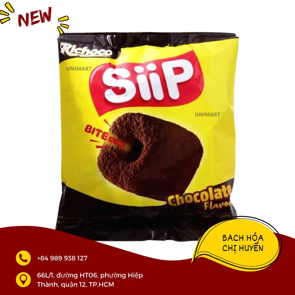 Bánh Snack Nabati Siip Bite Socola , Phô mai, Bắp 40g