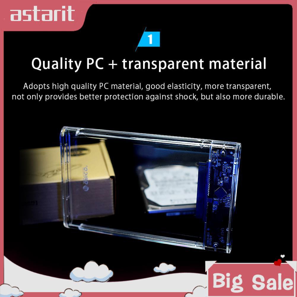 Hộp Đựng Ổ Cứng Ngoài Orico 2.5in Sata Usb3.0 Hdd Ốp | BigBuy360 - bigbuy360.vn