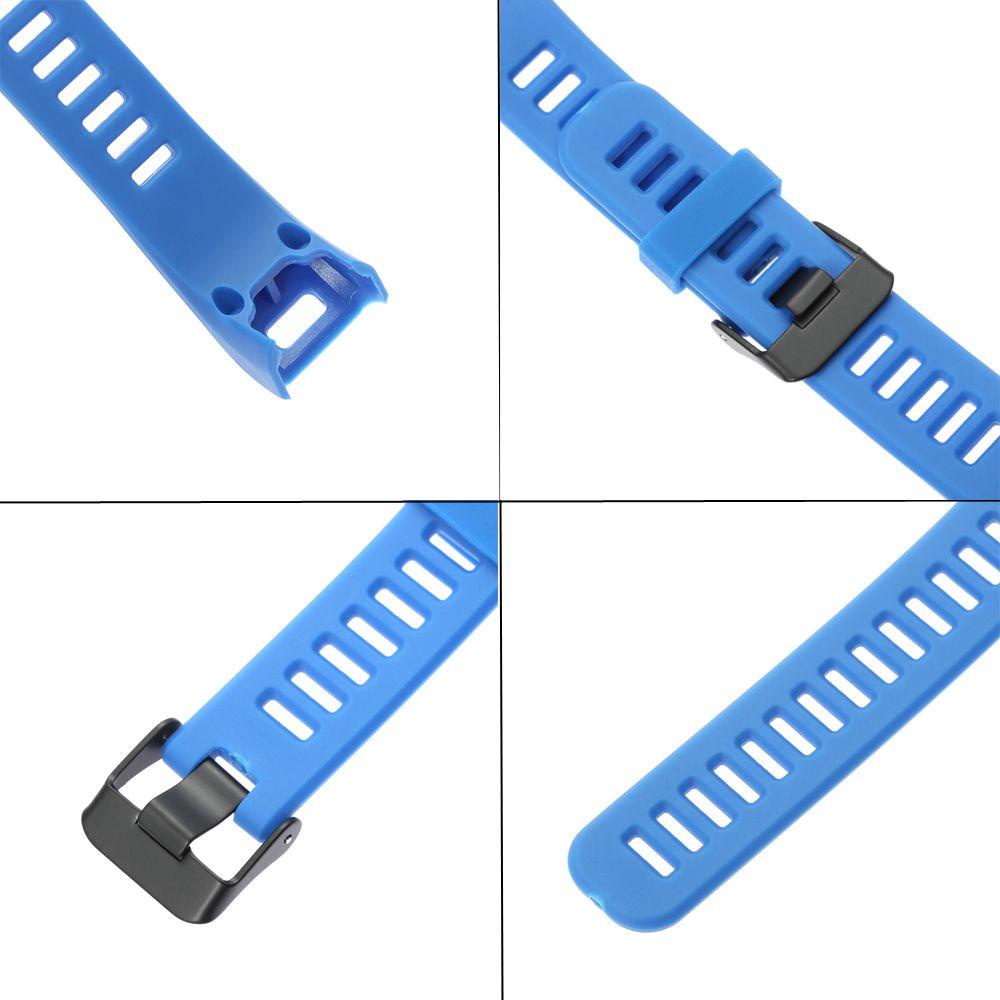 GOGOUP Dây Đeo Thay Thế Chất Liệu Silicon Màu Trơn Cho Garmin Vivosmart HR