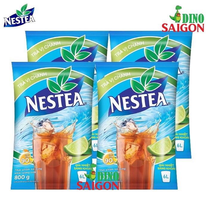 Combo 4 Gói Trà vị chanh NESTEA 800g