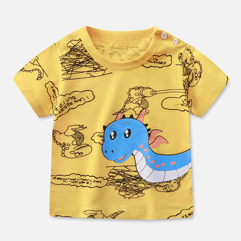 baby boys girls summer wear tshirt 2021 casual cartoon cotton t-shirts