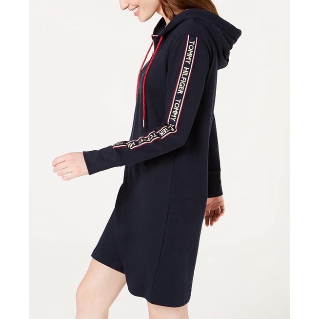 Đầm Tommy Hilfiger dư xịn kiểu Hoodie tay dài