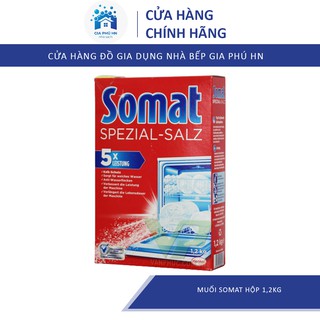 Muối somat hộp 1,2kg, dùng cho máy rửa bát
