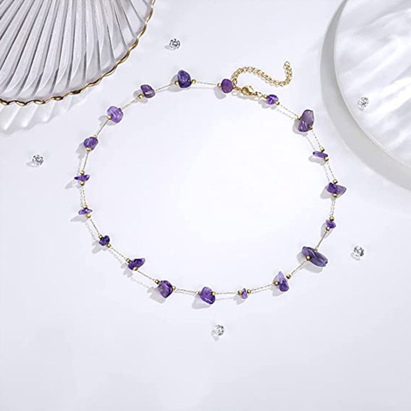 Vòng Tay Mã Não Đỏ / Tím Đính Pha Lê May Mắn &amp; Thịnh Vượng Cho Nữ