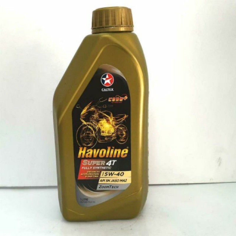 [Chính hãng] Nhớt động cơ tổng hợp toàn phần Havoline Super 4T Synthetic SAE 5W40 1L