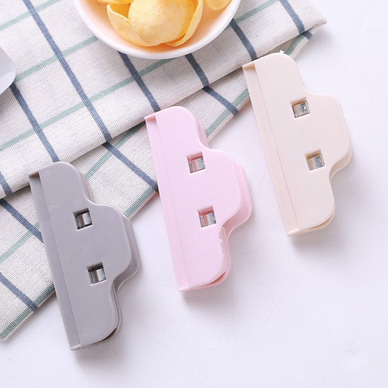Kẹp Miệng Túi, Đồ Dùng Lớn, Kẹp Miệng Túi Thực Phẩm Niêm Phong Thức Ăn Tiện Dụng - Nhiều Màu Sắc Tươi Tắn Dễ Thương