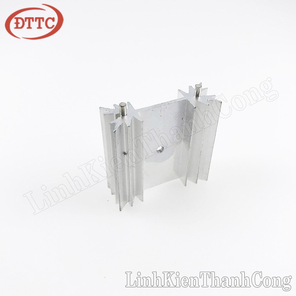 Nhôm Tản Nhiệt 35x35x12mm Có Chân Hàn