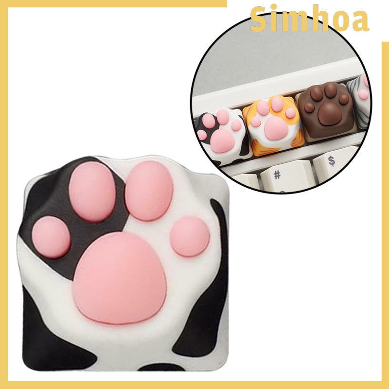 [SIMHOA] Silicone Cat Paw Mechanical Keyboard Keycap for Cherry MX Premium