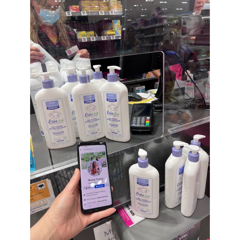 Kem thay tã hữu cơ Jonzac chống hăm, khô vùng kín, mông Eau Thermale Jonzac cho bé