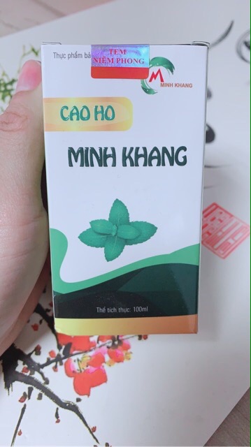 Cao ho Minh Khang hỗ trợ giảm ho hiệu quả Lọ 100ml