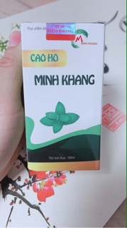 Cao ho Minh Khang hỗ trợ giảm ho hiệu quả Lọ 100ml